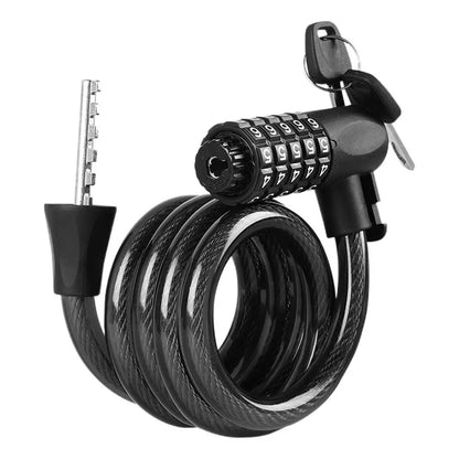 Cable Bike Lock with Key/Password