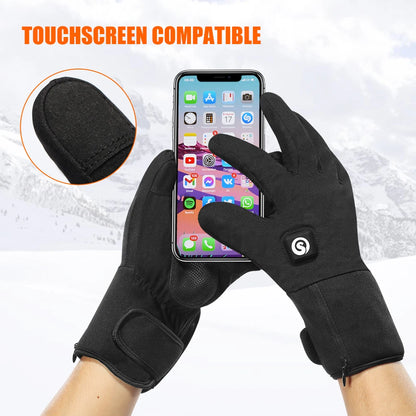 Heated Gloves With Hand Warmer